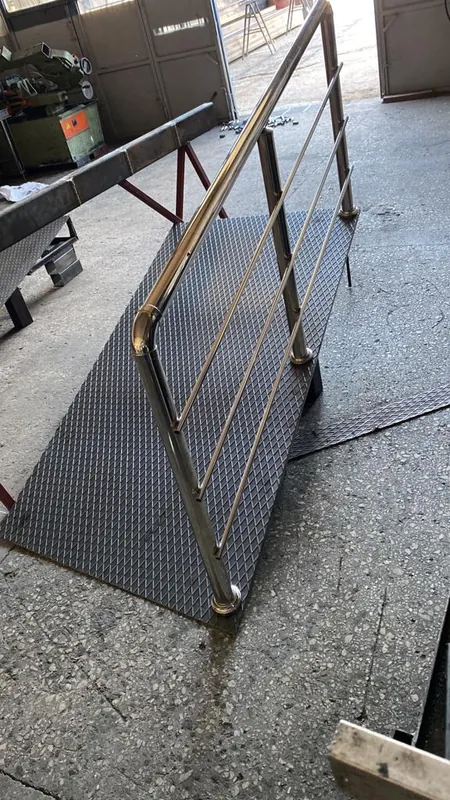 Çelik merdiven uygulaması